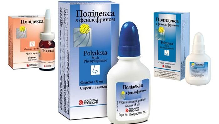 Капли "Полидекса" при насморке